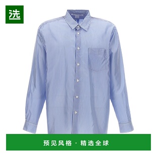 条纹纽扣衬衫 Garcons FZB141PER Des 香港直邮Comme