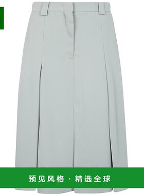 香港直邮N21 女士半身裙 C06151595257 AW2025 绿色 CREPE SABLE