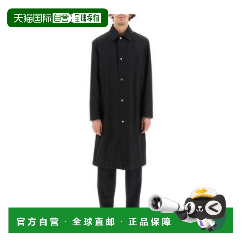香港直邮Jil Sander 徽标长袖大衣 J23AA0007 J45070