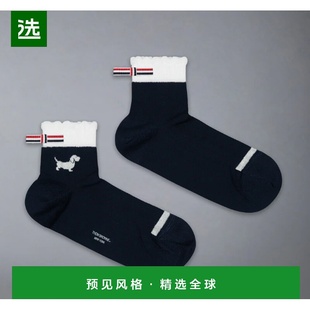 香港直邮THOM BROWNE 女士袜子 FAS240AY3011415 SS2026 深蓝色