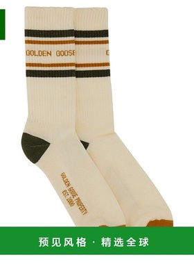 1h可退 香港直邮GOLDEN GOOSE 女士 條紋羅紋針織襪 GUP00883P002