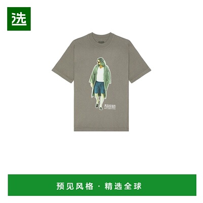 1h可退 香港直邮Pleasures 男士 Dude T恤 P25SU058 grey灰色 舒
