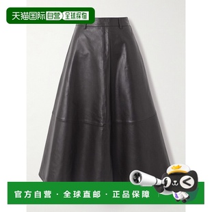 香港直邮The Savil Frankie 女士 拼接皮革中长半身 Shop 1h可退