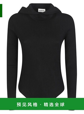 香港直邮P.A.R.O.S.H. 女士T恤 D500713LEILA25 AW2025 黑色