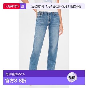 1h可退 香港直邮redone 女士 90s 中腰宽松款牛仔裤  舒适时尚