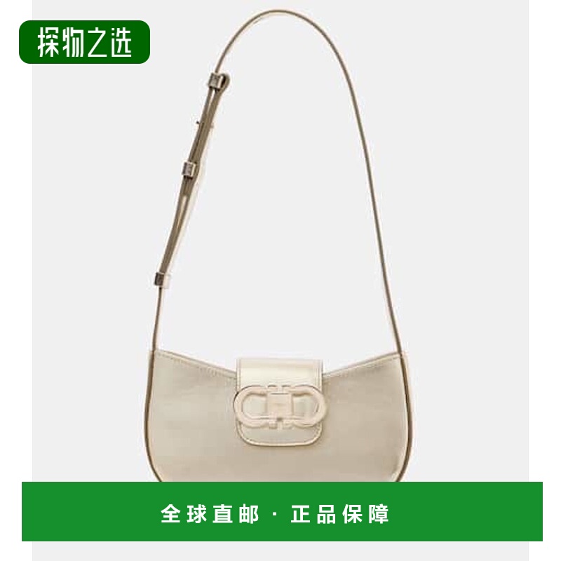 香港直邮Salvatore Ferragamo 菲拉格慕 女士 Gabry 迷你金属感皮