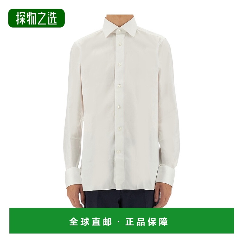 香港直邮Zegna 长袖衬衫 R804120A89MS0JIG杰尼亚