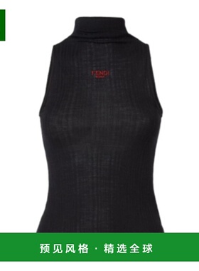 香港直邮Fendi 高领上衣 FS9740AVFE下摆半高领