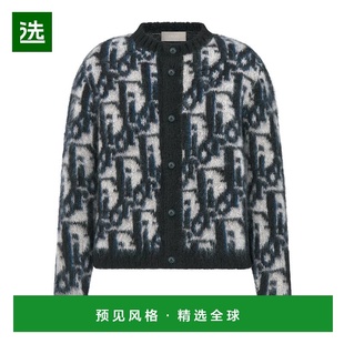 513M204A4000羊毛迪奥开衫 香港直邮Dior logo图案毛衣