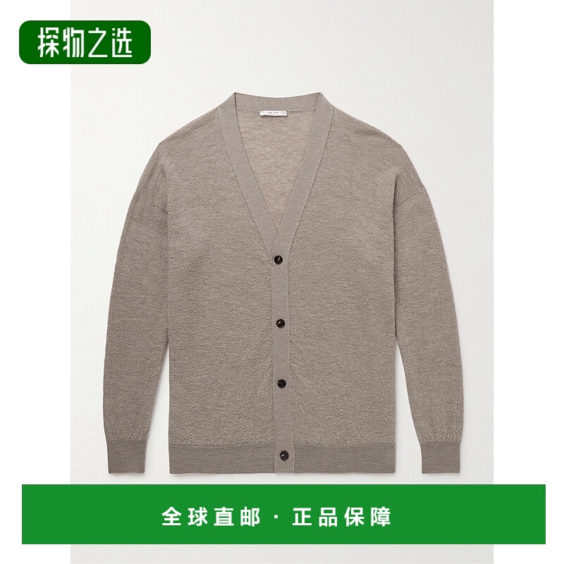 香港直邮The Row 男士 Raimo 羊绒针织开衫 975Y498