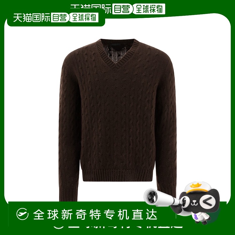 香港直邮Prada V领毛衣 UMB808145XSOOO针织