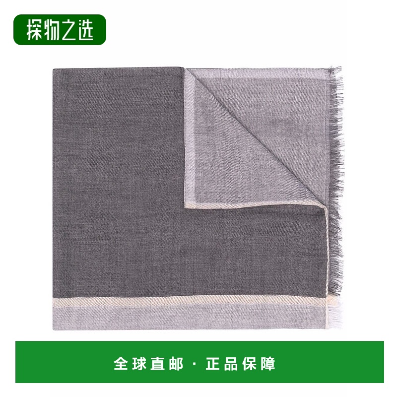 欧洲直邮brunello cucinelli 男士 围巾披肩羊绒羊毛真丝