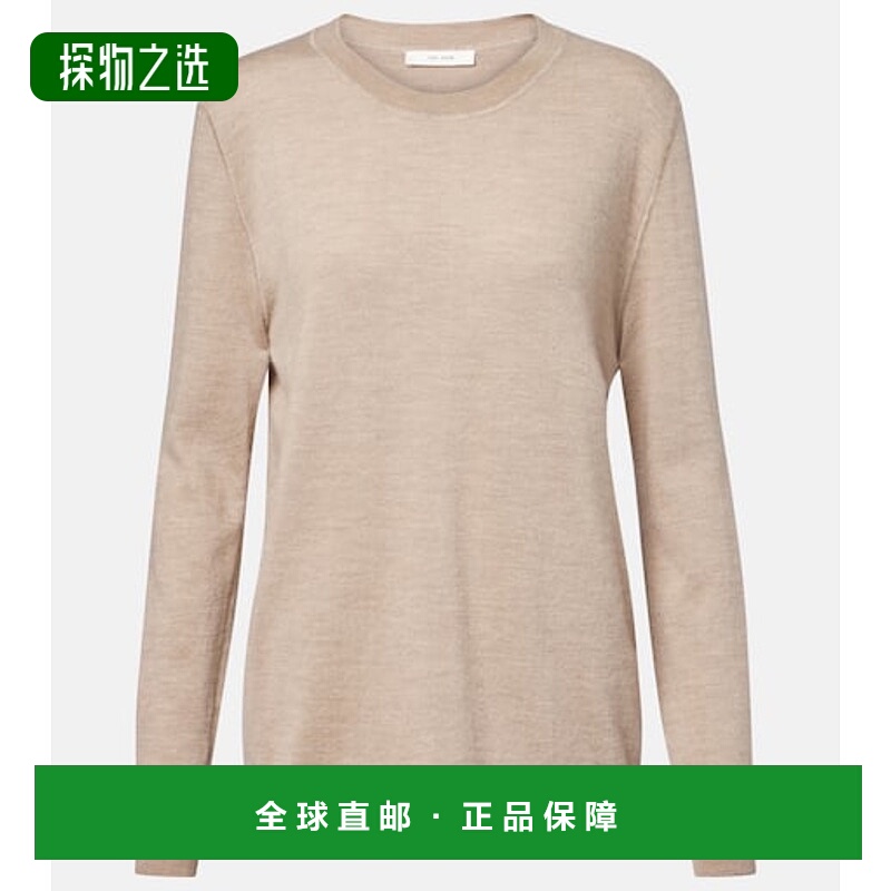 香港直邮The Row 女士 Lorelei 羊绒毛衣 beige米色 舒适时尚