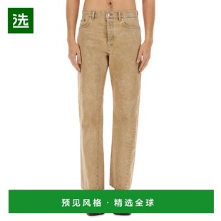 1h可退 香港直邮Sunflower 男士 直筒扭纹牛仔裤 5125DYEDNATURAL