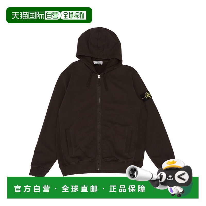 香港直邮Stone Island 长袖拉链卫衣 K2S156100067S0A20连帽
