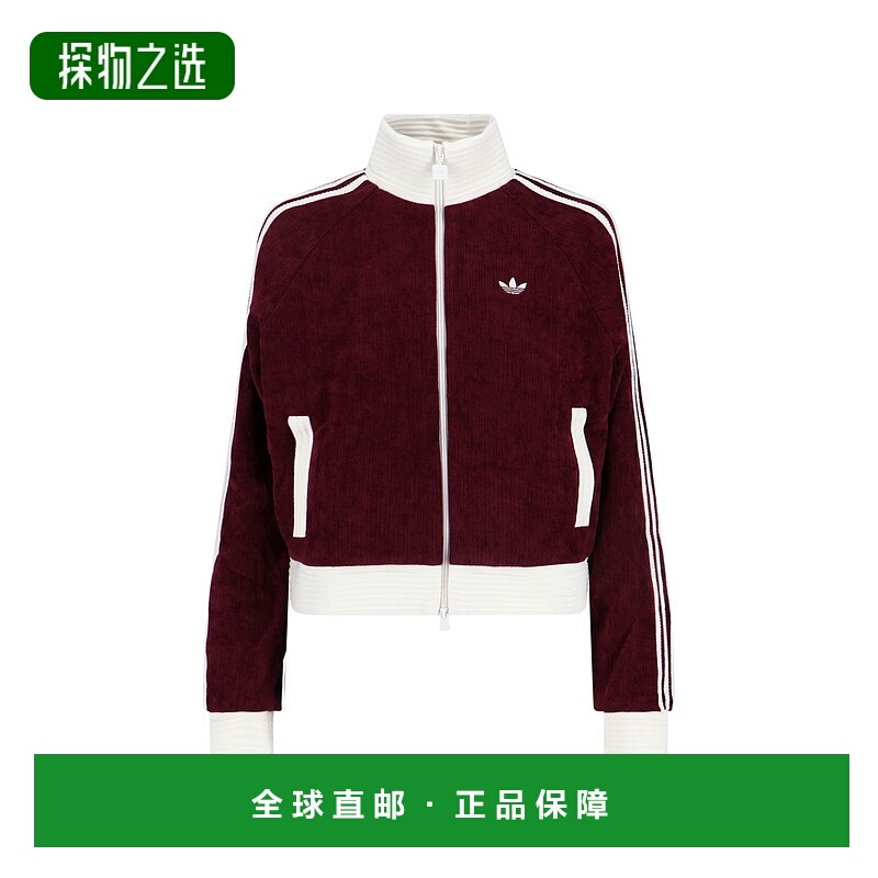 香港直邮adidas 阿迪达斯 女士 红色毛线衫 KS0400MAROON