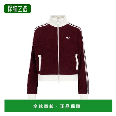 香港直邮adidas 阿迪达斯 女士 红色毛线衫 KS0400MAROON