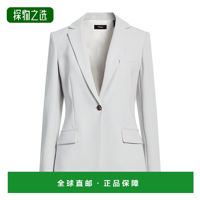 香港直邮THEORY 希尔瑞 女士 西装外套 grey灰色 舒适时尚