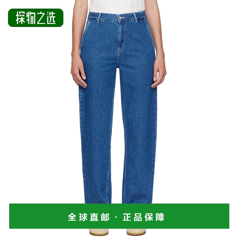 香港直邮CARHARTT WIP 女士 蓝色 Pierce Straight 牛仔裤 I03125