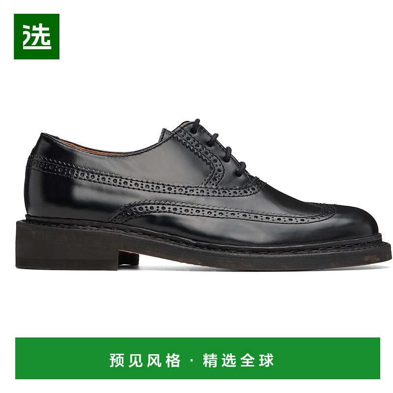 1h可退 香港直邮Our Legacy 男士 黑色 Brogue Parade 德比鞋 A42