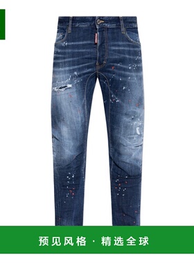 香港直邮Dsquared2 腰带袢牛仔裤 S74LB1735S30664