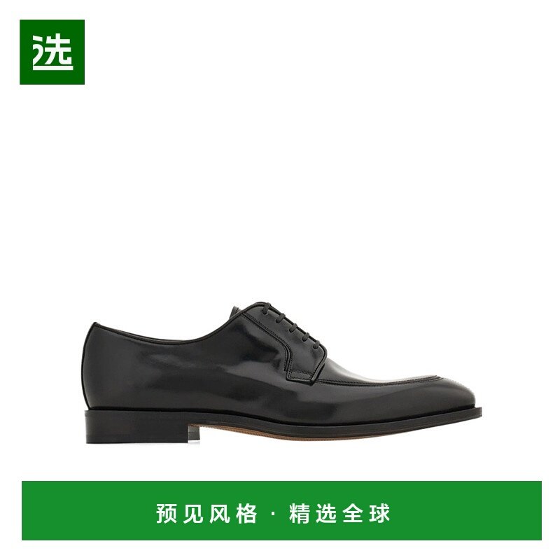 香港直邮Salvatore Ferragamo 圆头德比鞋 029555菲拉格慕