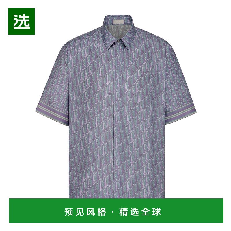 香港直邮Dior Dior Oblique 短袖衬衫男装 193C545A4751迪奥