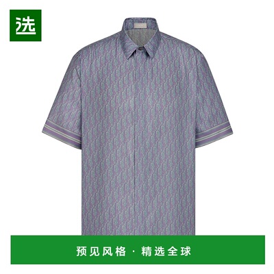 香港直邮Dior Dior Oblique 短袖衬衫男装 193C545A4751迪奥