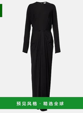 香港直邮The Row 女士 Anselm 针织长款连衣裙 black黑色 舒适时