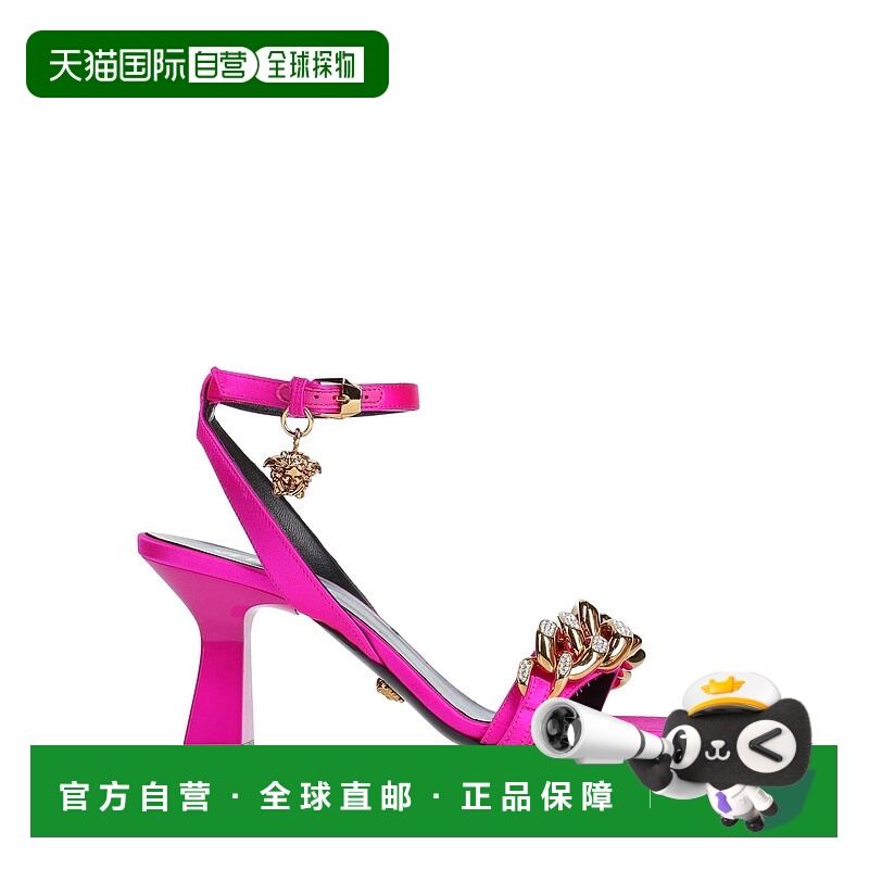 1h可退 香港直邮Versace 范思哲 女士 凉鞋 pink粉色 舒适时尚