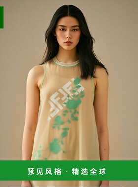 香港直邮Fendi 无袖连衣裙 FDC602ANQ3