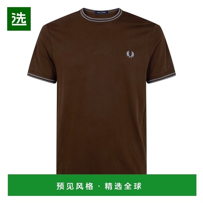 1h可退 香港直邮FRED PERRY 男士T恤 FPM1588V5649A AW2025 黑色