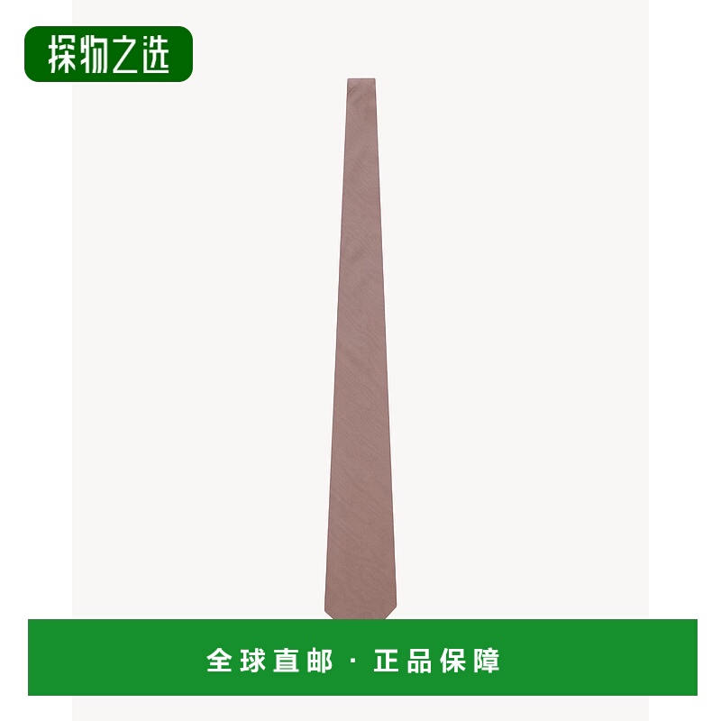 欧洲直邮YSL (2025) 宽丝绸罗缎领带