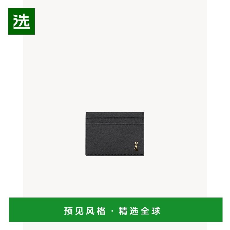 欧洲直邮YSL (2025) TINY CASSANDRE 粒面皮革卡夹收纳卡包