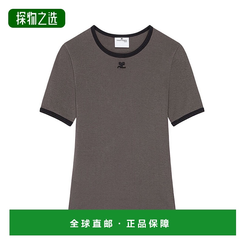 香港直邮Courreges 短袖T恤 125JTS017JS0203-