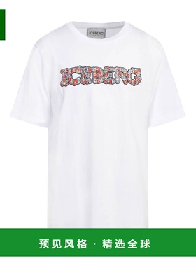 1h可退 香港直邮Iceberg 冰山 男士 T恤 white白色 舒适时尚