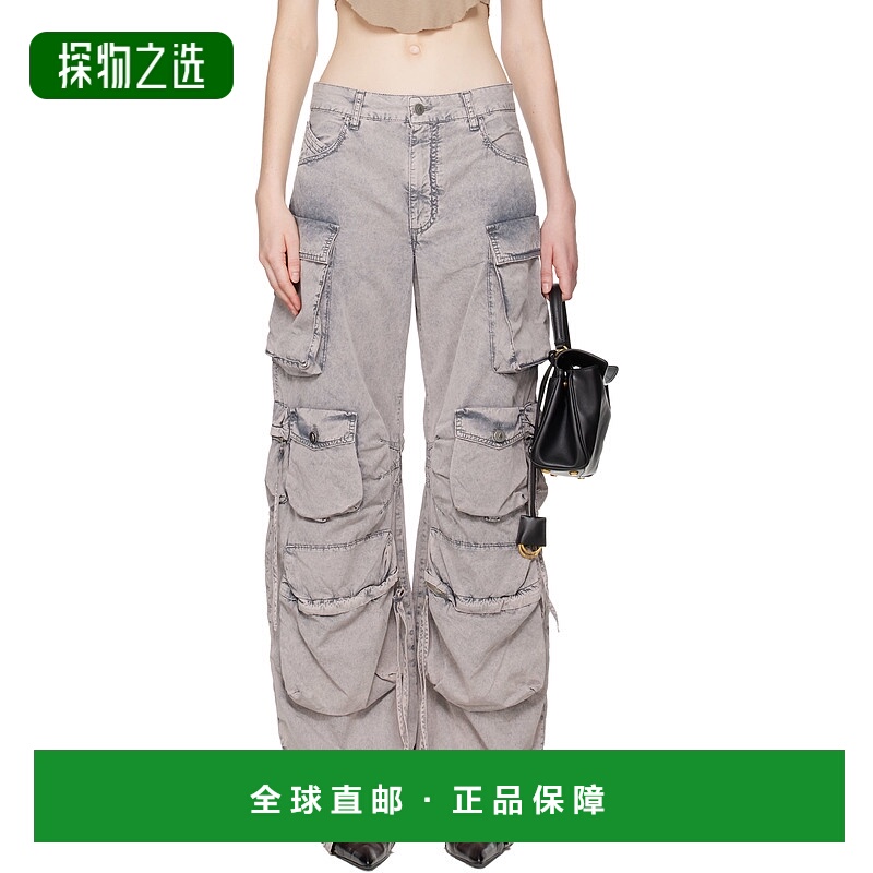 香港直邮The Attico 女士 灰色 Fern 牛仔裤 251WCP00084DDC09