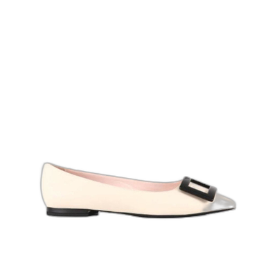 香港直邮Roger Vivier 方扣芭蕾鞋 RVW57527920NK0单鞋一脚蹬