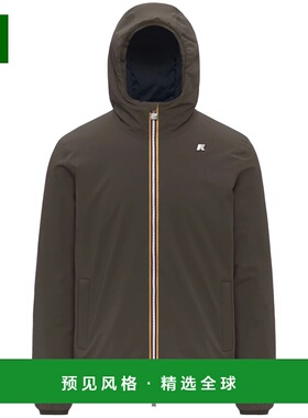香港直邮K-WAY 男士户外冲锋衣 K6128VWUOMOB3A AW2025 军绿色 JA