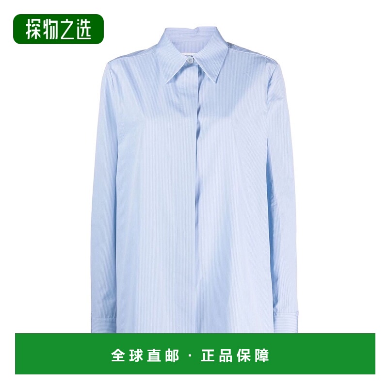 香港直邮Jil Sander 翻领长袖衬衫 J05DL0101J45174条纹