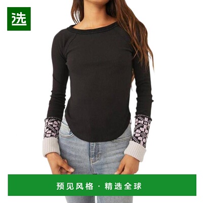 1h可退 【美国直邮】Free People She s Reversible Cuff Shirt