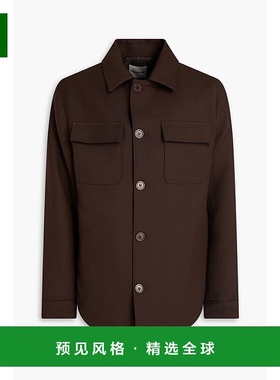 1h可退 香港直邮Sandro 男士 斜纹布衬衫式夹克 SHPBL00963FABRIC