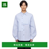 香港直邮Andersson 衬衫 Bell 蓝色 1h可退 Layered 男士 Stripe