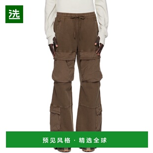 1h可退 香港直邮Entire Studios 男士 棕色工装裤 ES2341BT