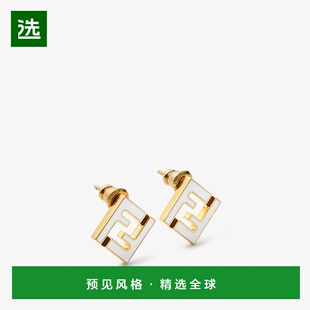 年产品 2025 Fendi Forever 金色 1h可退 耳环 欧洲直邮FENDI