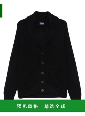 香港直邮DRUMOHR 男士外套 D5M419PNL785 AW2025 黑色 开襟毛衣