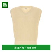 米白色 香港直邮AURALEE Beig A25SV03SYIVORY SS2025 男士 针织衫