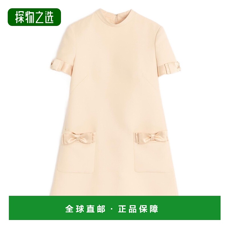 1h可退 香港直邮Valentino 华伦天奴 女士 短袖连衣裙 BVAFH61CF