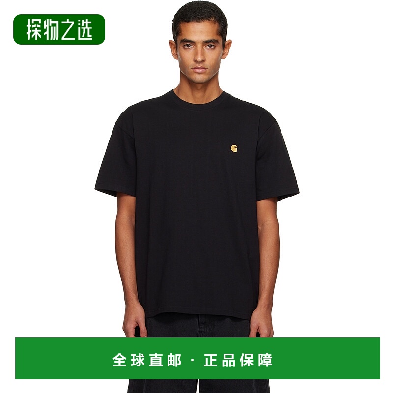 香港直邮CARHARTT WIP 男士 黑色 Chase T 恤 I026391
