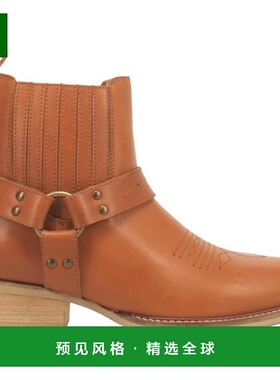 1h可退 【美国直邮】Dingo Black Bart拉链靴 男士时尚真皮靴子 D